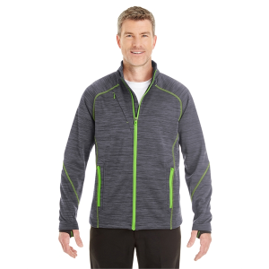 North End® Men's Flux Melange Bonded Fleece Jacket